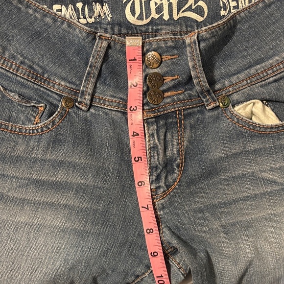 Ten25 Premium Denim Y2K Style Flare Jeans Low Rise Size 9/10 - Picture 8 of 8